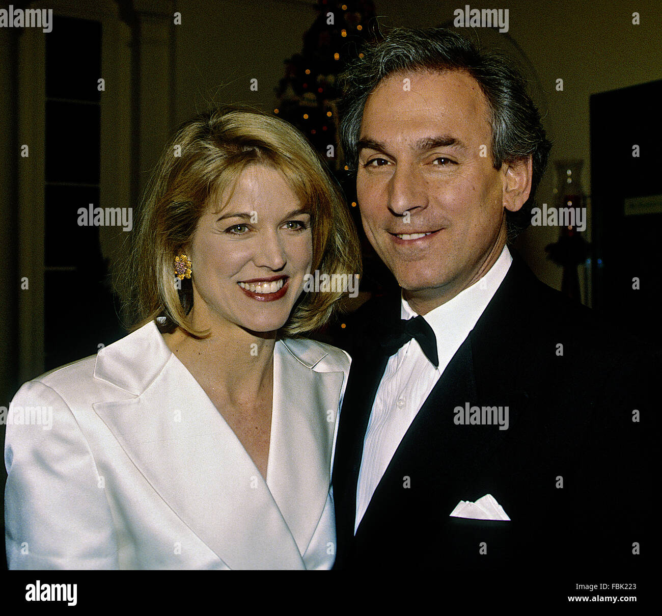 Washington, DC., USA, 6th December, 1992 Paula Zahn and her husband