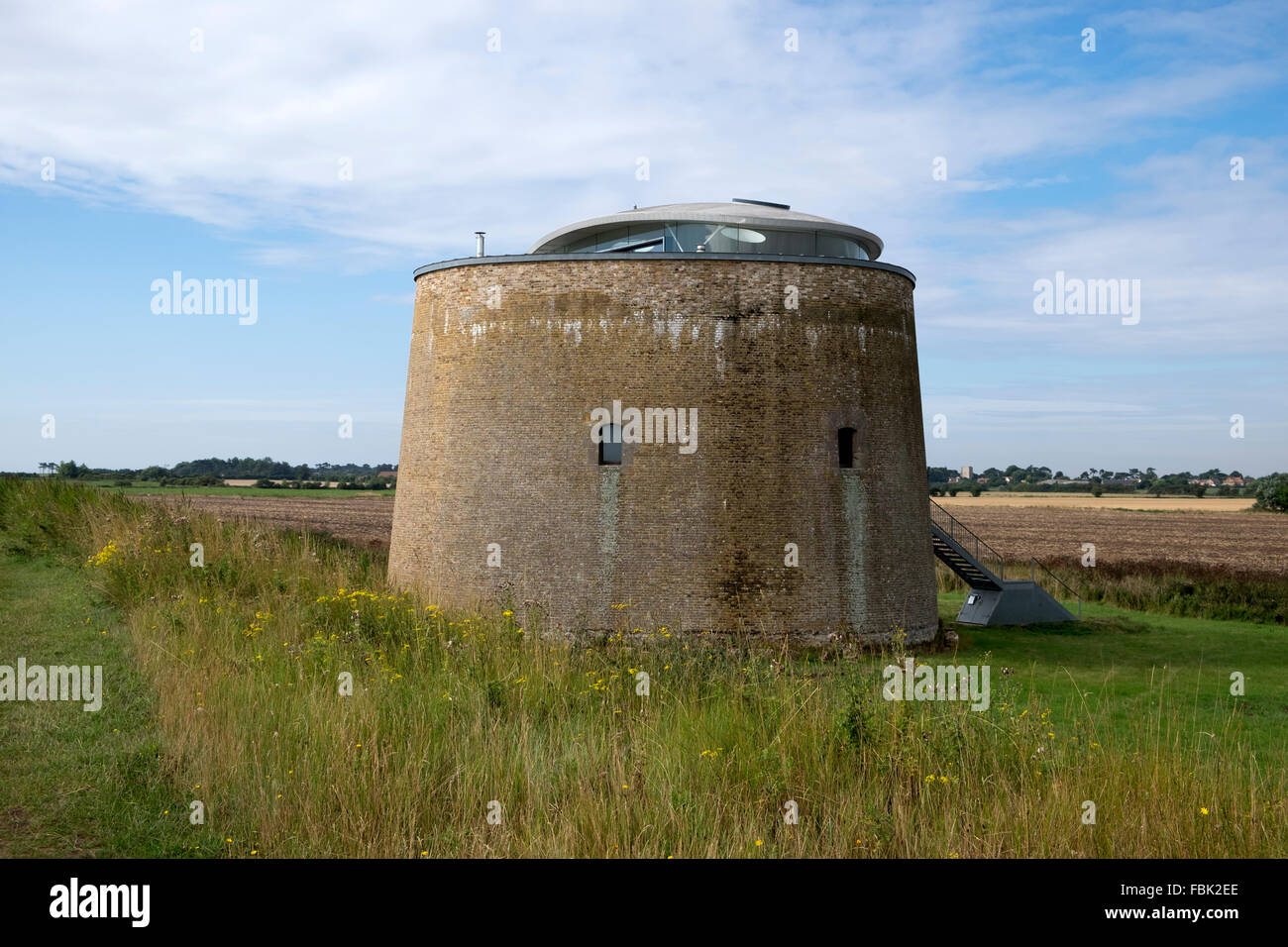 Martello Tower Y Bawdsey Suffolk UK Stock Photo Alamy