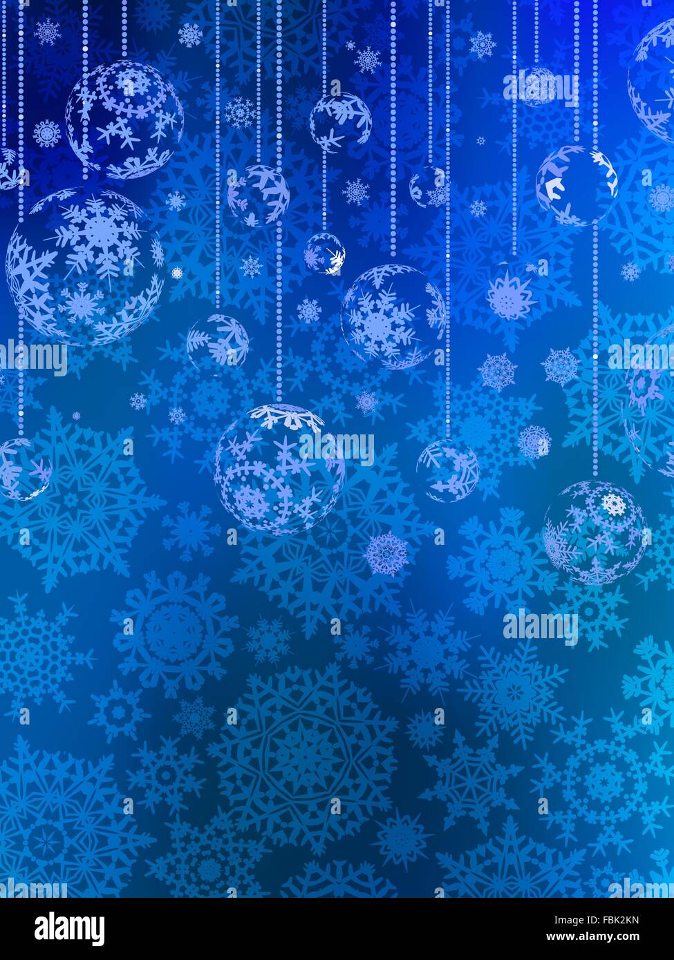 Abstraction blue Christmas background. EPS 8 Stock Vector Image & Art ...