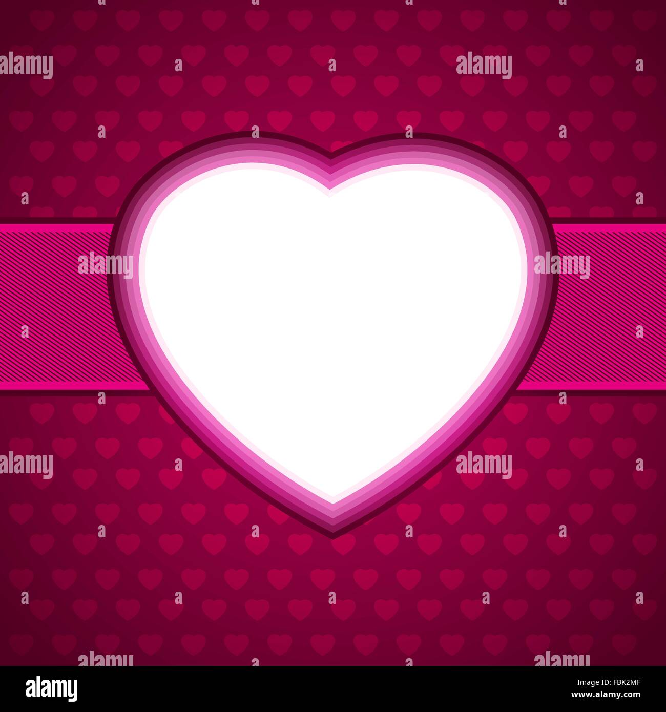 Heart Valentines day card vector background. EPS 8 Stock Vector Image ...
