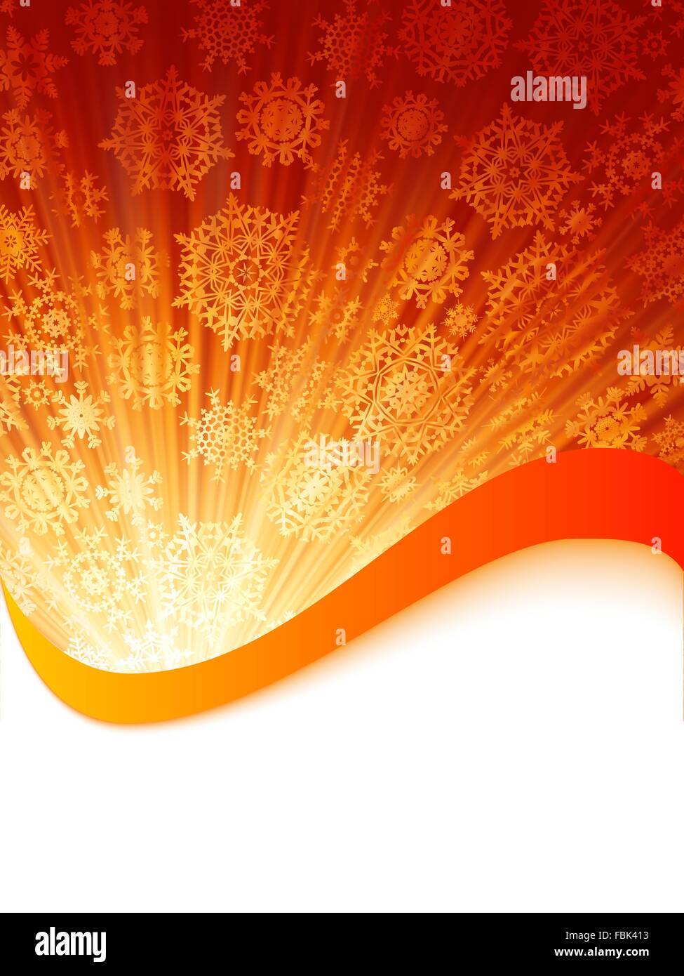 Red holiday with bright snowflakes. EPS 8 Stock Vector Image & Art - Alamy