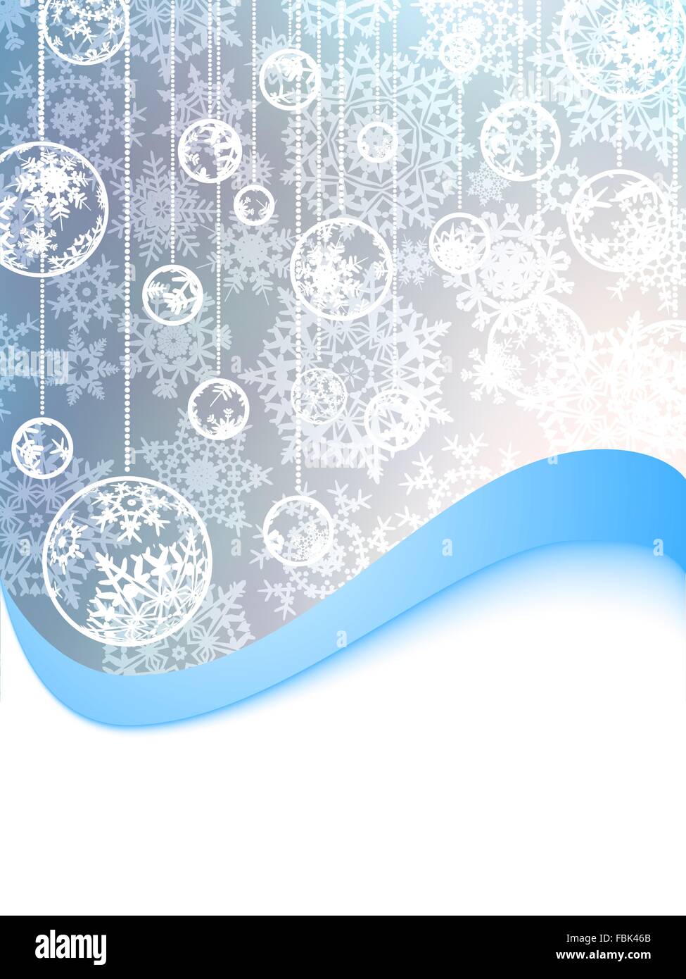 Blue background with christmas snowflake. EPS 8 Stock Vector Image ...