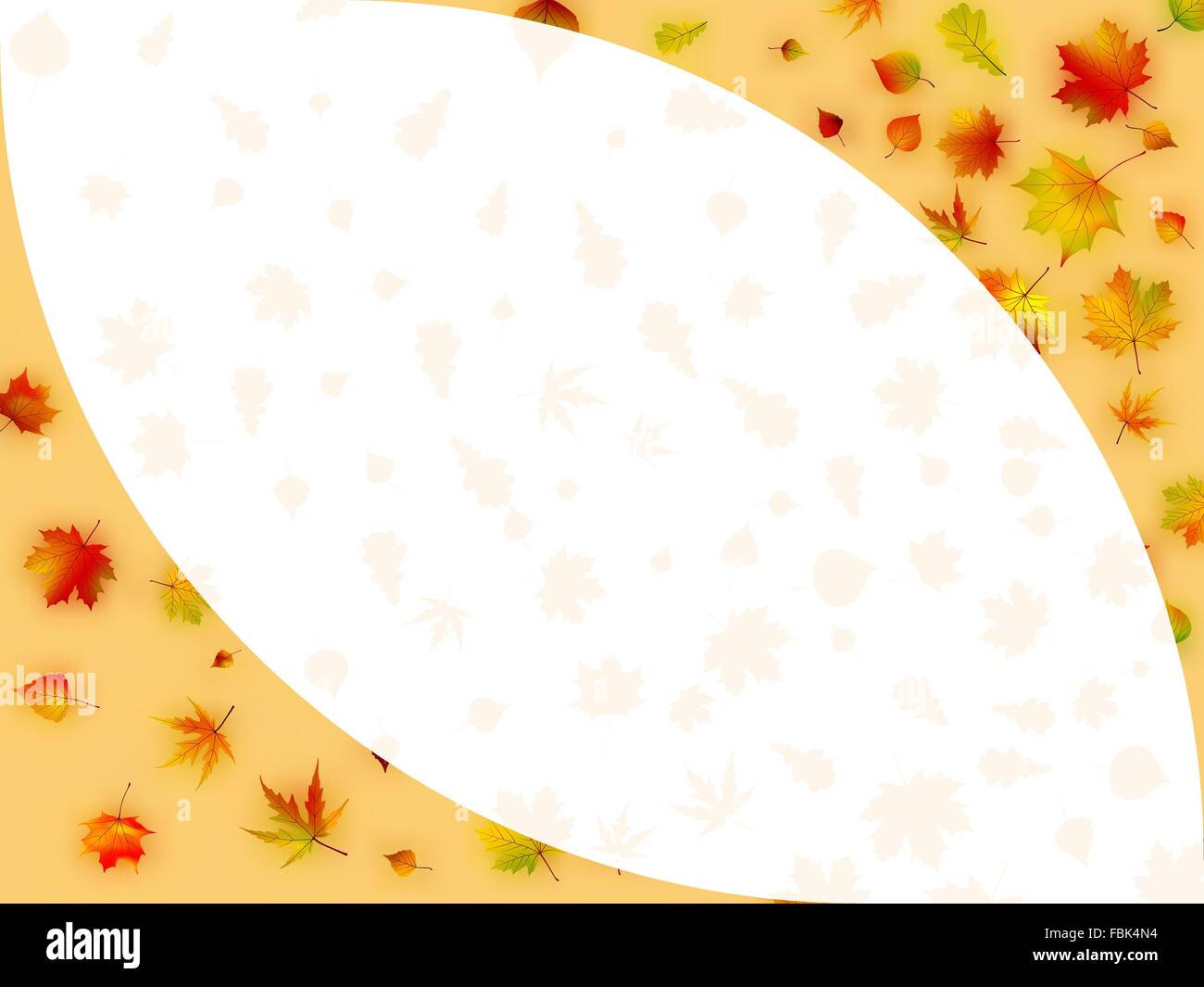 Colorful autumn leaves card. EPS 8 Stock Vector Image & Art - Alamy