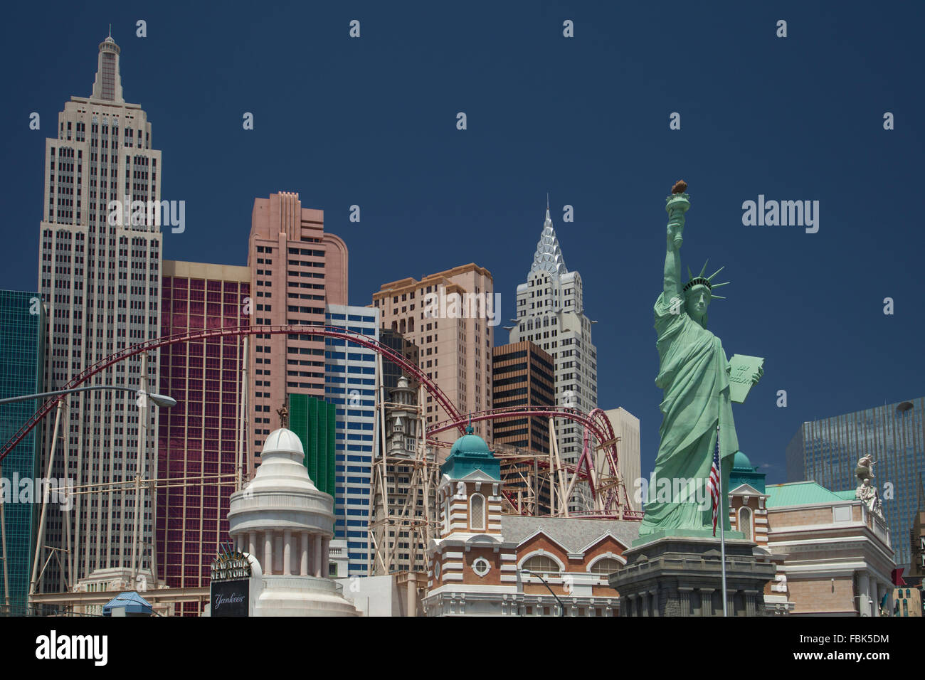 New York New York Casino - Las Vegas Stock Photo - Alamy