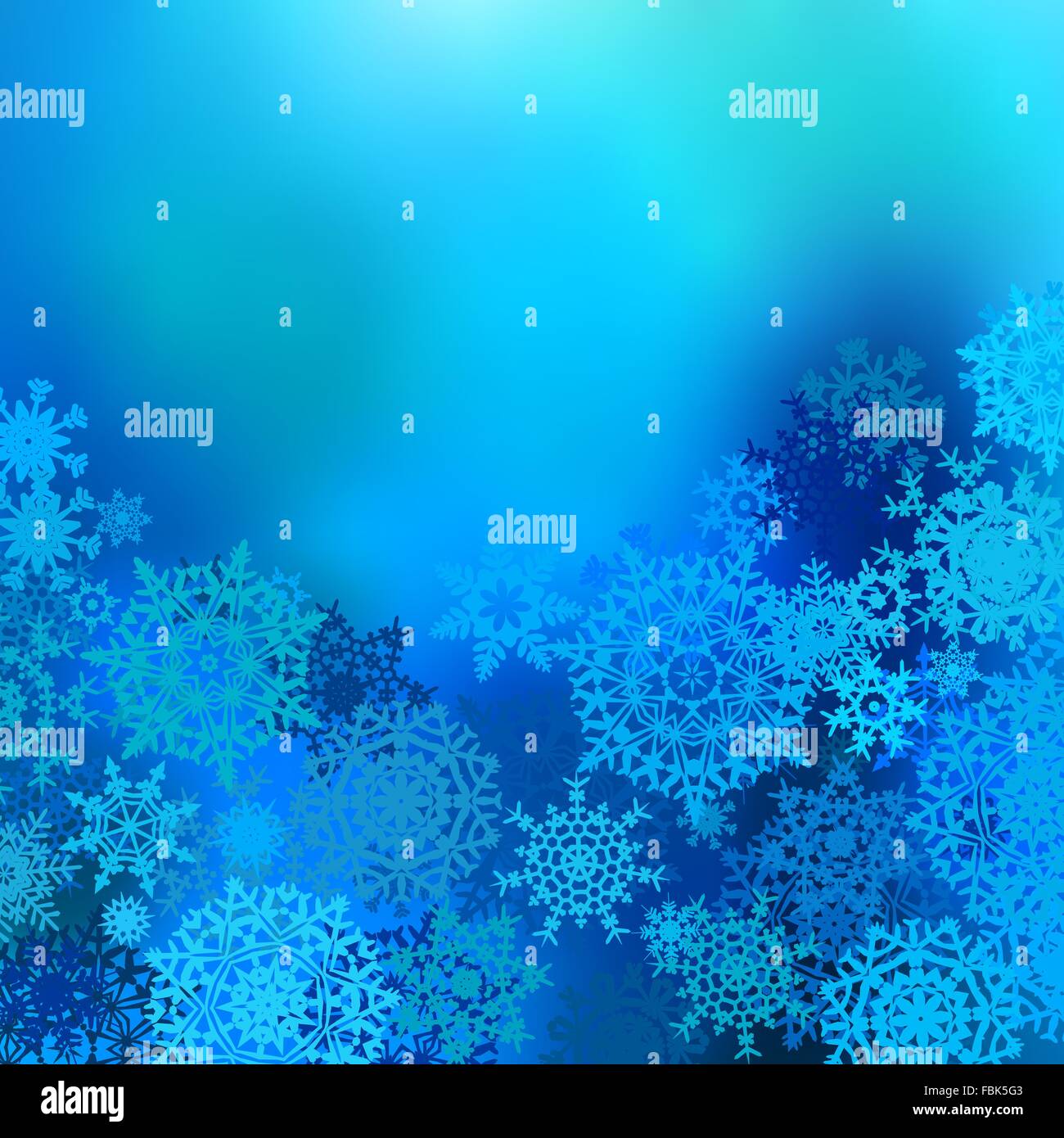 Winter snow background with snowflakes. EPS 8 Stock Vector Image & Art ...