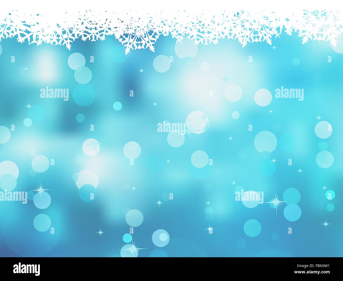 Blue background with snowflakes. EPS 8 Stock Vector Image & Art - Alamy