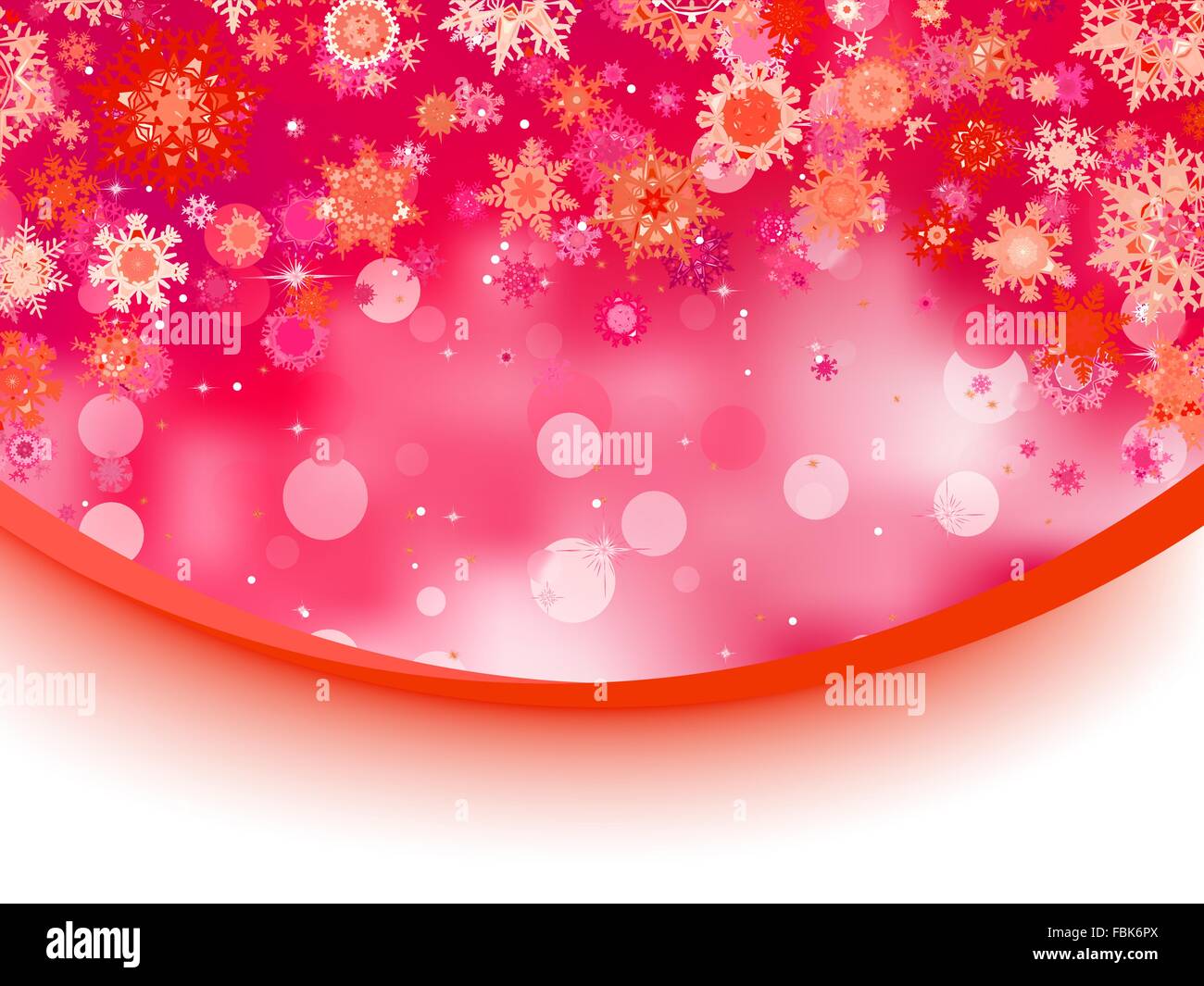 Pink background with snowflakes. EPS 8 Stock Vector Image & Art - Alamy