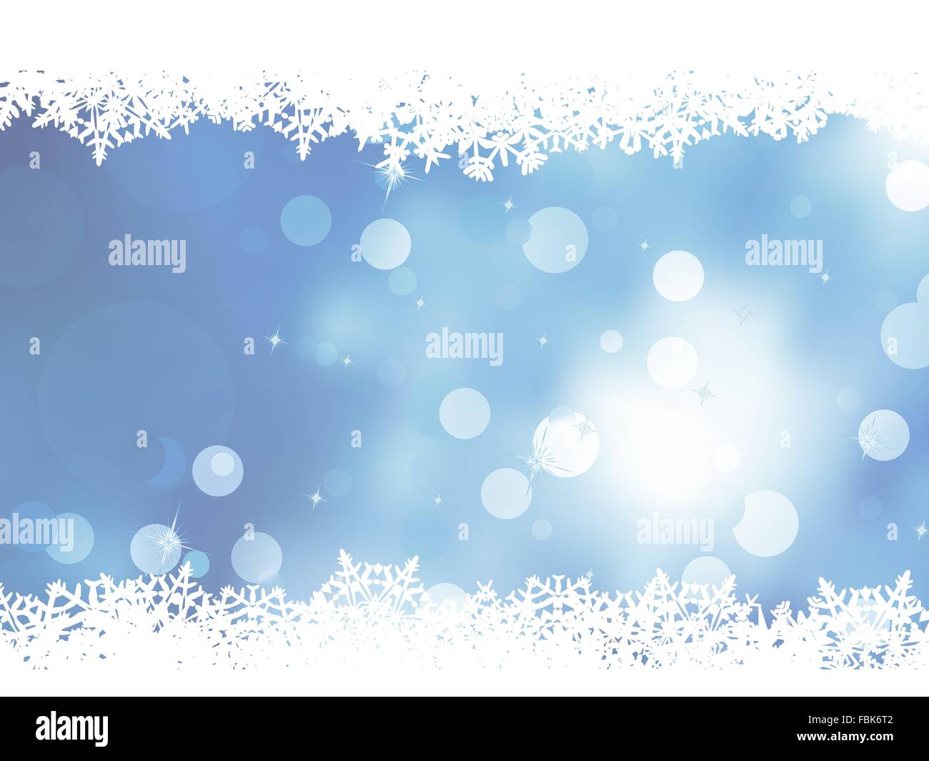 Blue background with snowflakes. EPS 8 Stock Vector Image & Art - Alamy
