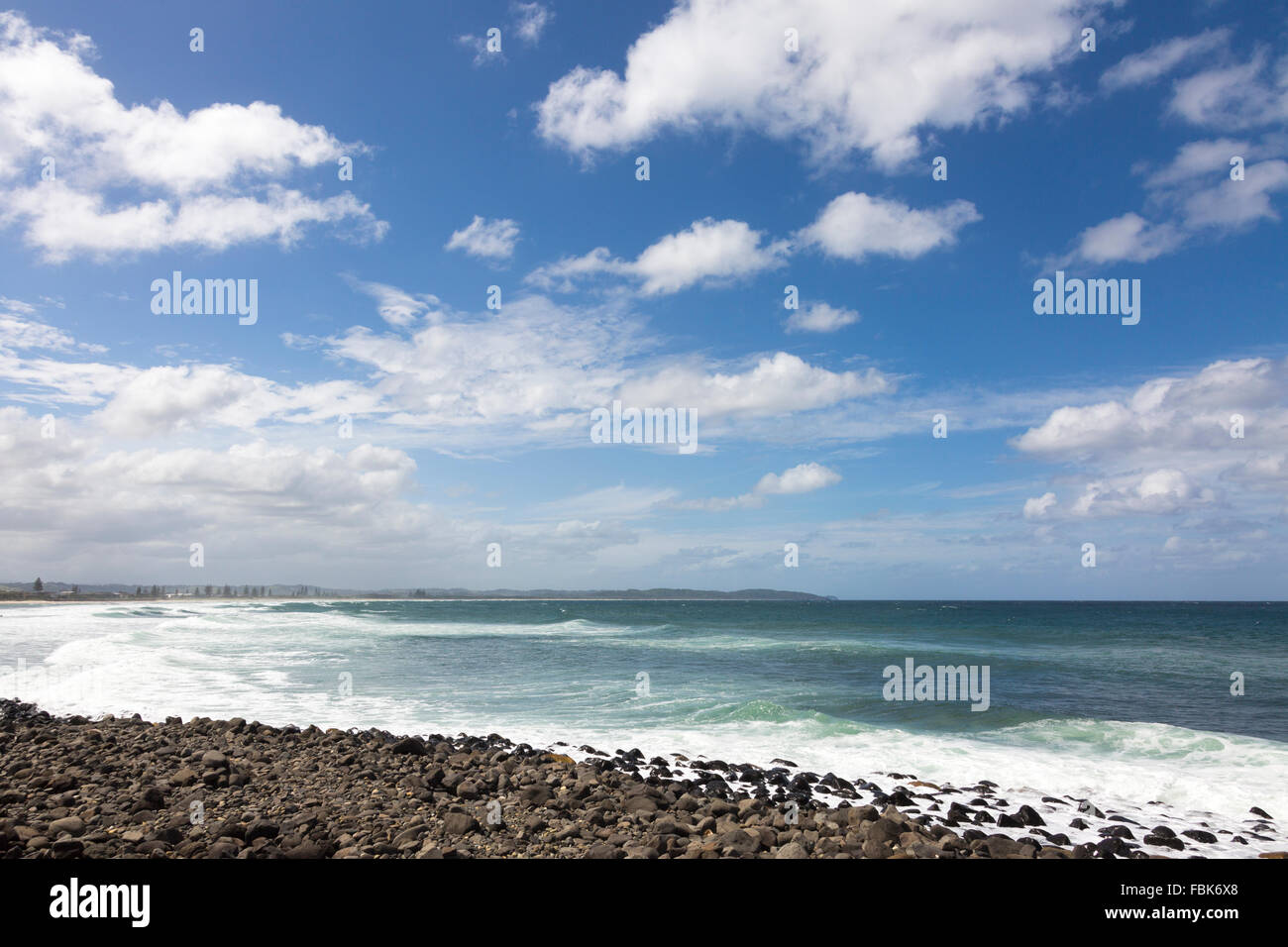 Lennox head coastline and seven mile beach viewed from pat morton lookout,Lennox head,new south