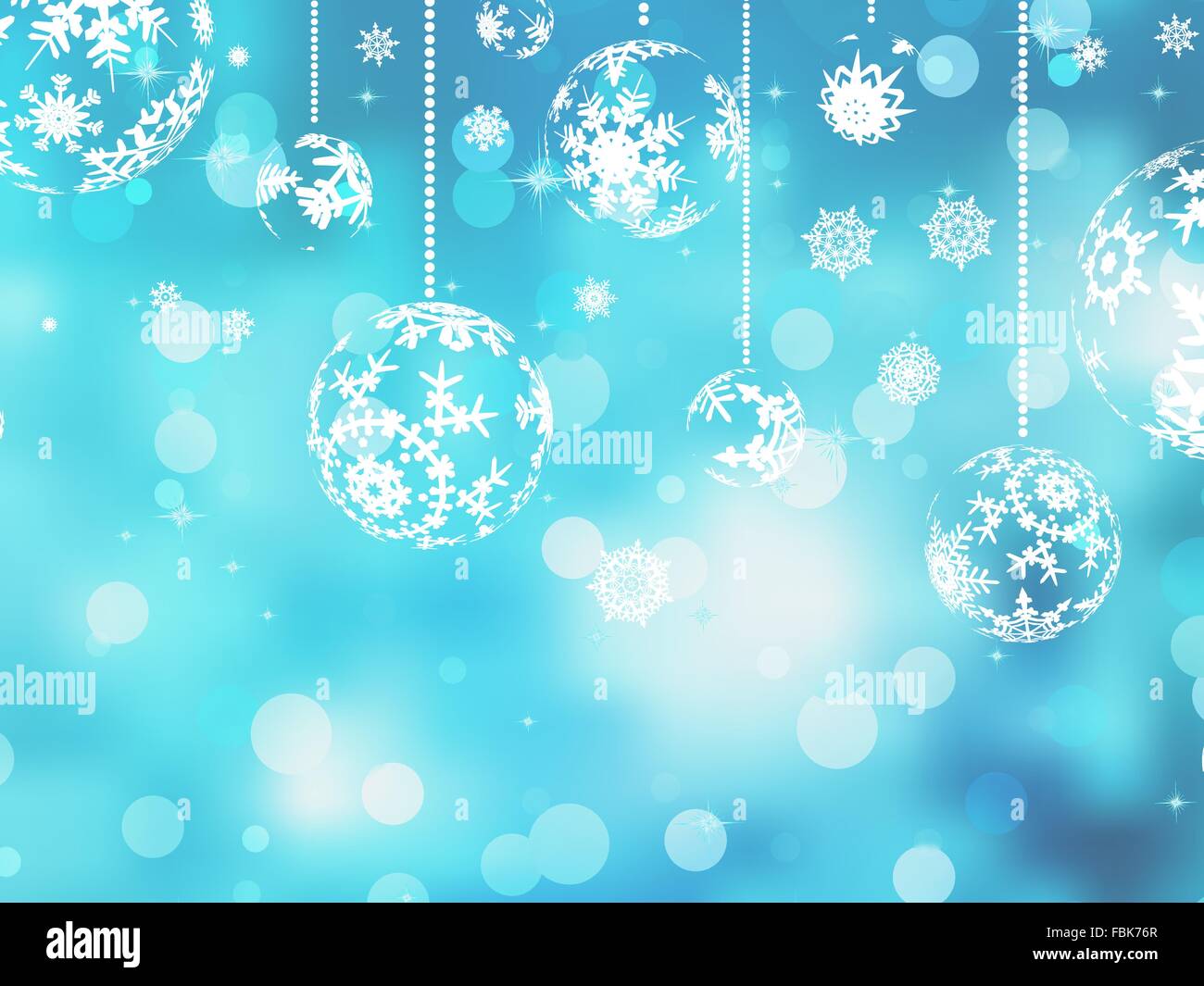 Blue background with snowflakes. EPS 8 Stock Vector Image & Art - Alamy