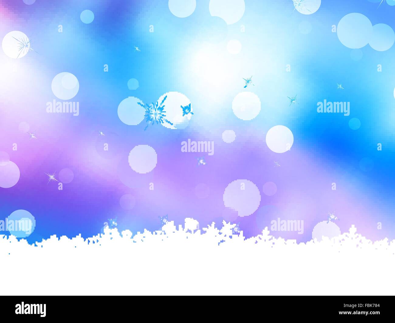 Blue background with snowflakes. EPS 10 Stock Vector Image & Art - Alamy