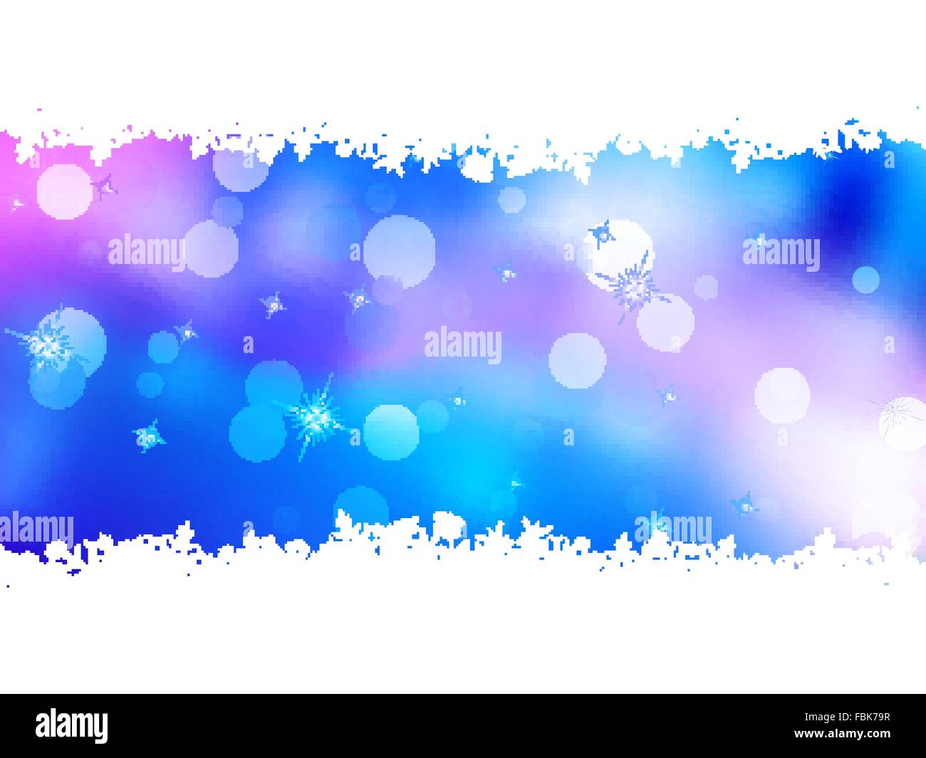Blue background with snowflakes. EPS 10 Stock Vector Image & Art - Alamy