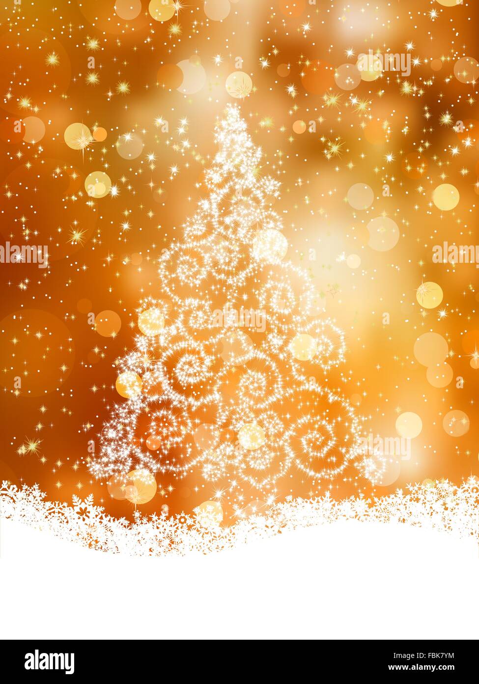 Shinny Christmas Tree. EPS 8 Stock Vector Image & Art - Alamy