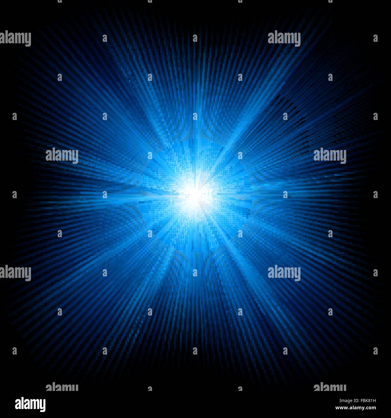 Blue color design with burst. EPS 10 Stock Vector Image & Art - Alamy