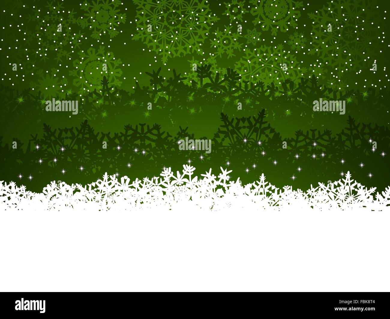 Winter background with many snowflakes. EPS 8 Stock Vector Image & Art ...