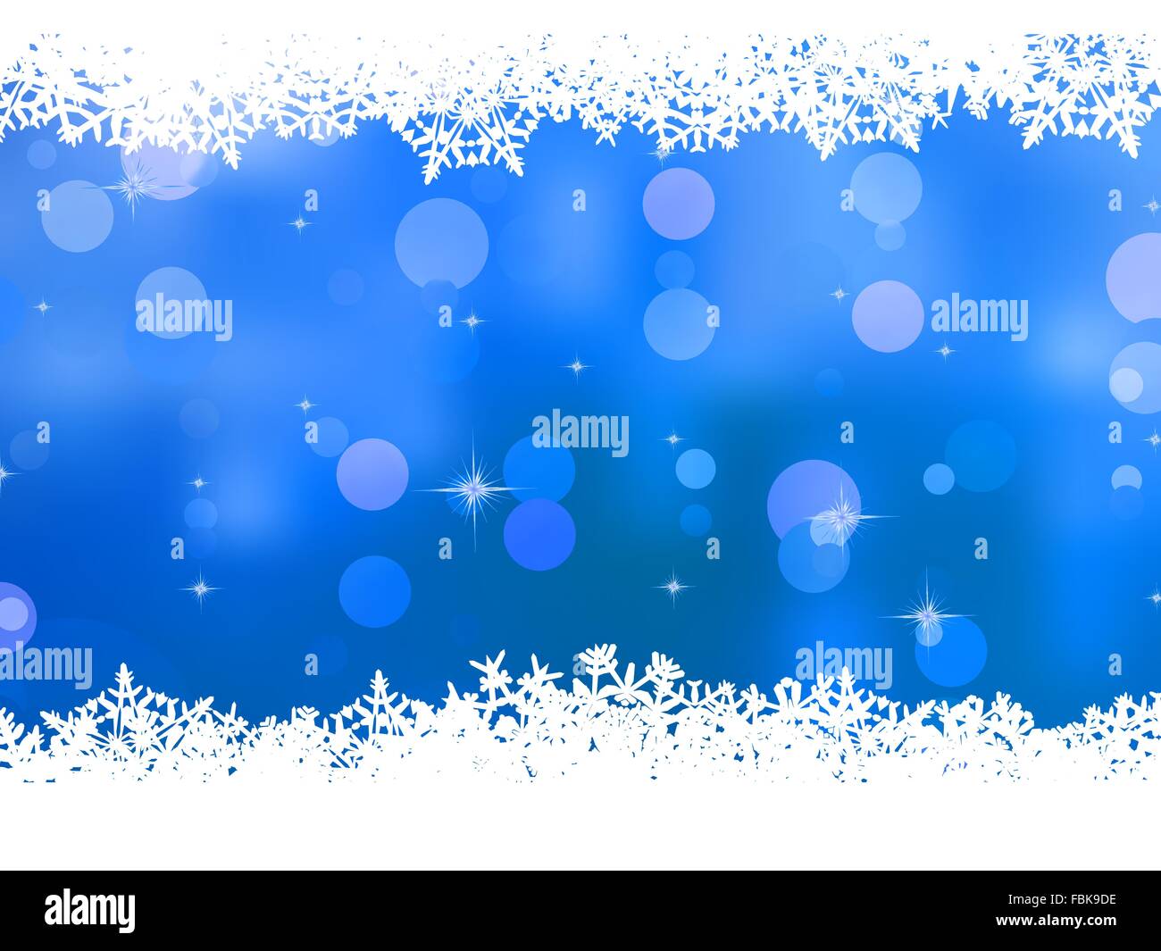 Blue background with snowflakes. EPS 8 Stock Vector Image & Art - Alamy