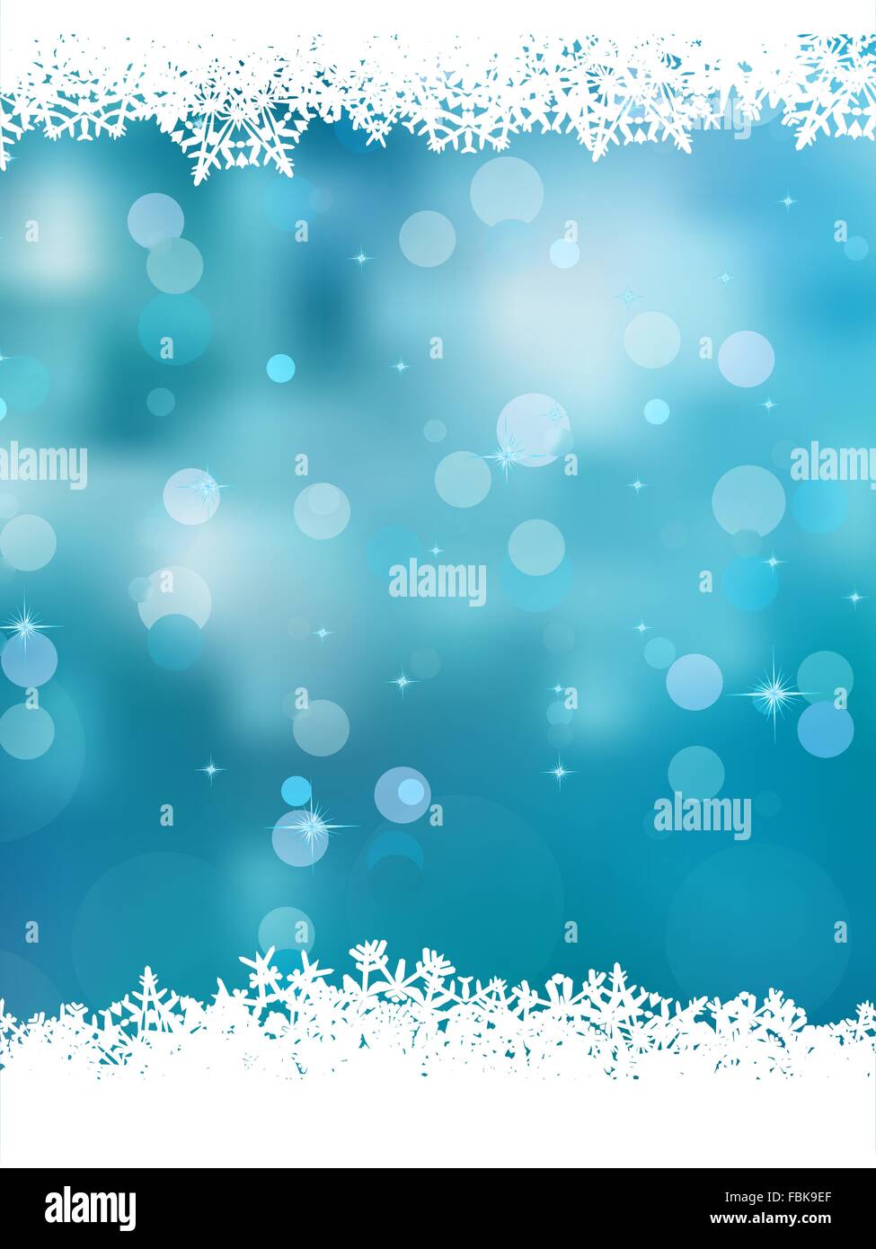 Blue background with snowflakes. EPS 8 Stock Vector Image & Art - Alamy