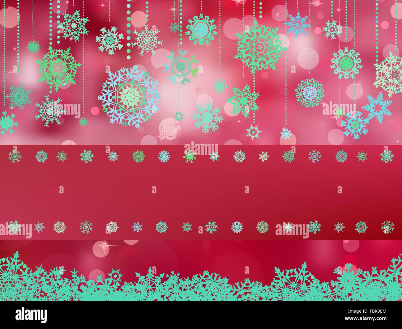 Red background with snowflakes. EPS 8 Stock Vector Image & Art - Alamy