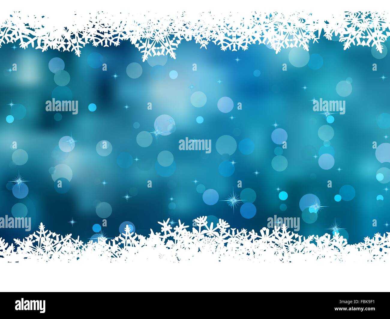 Blue background with snowflakes. EPS 8 Stock Vector Image & Art - Alamy