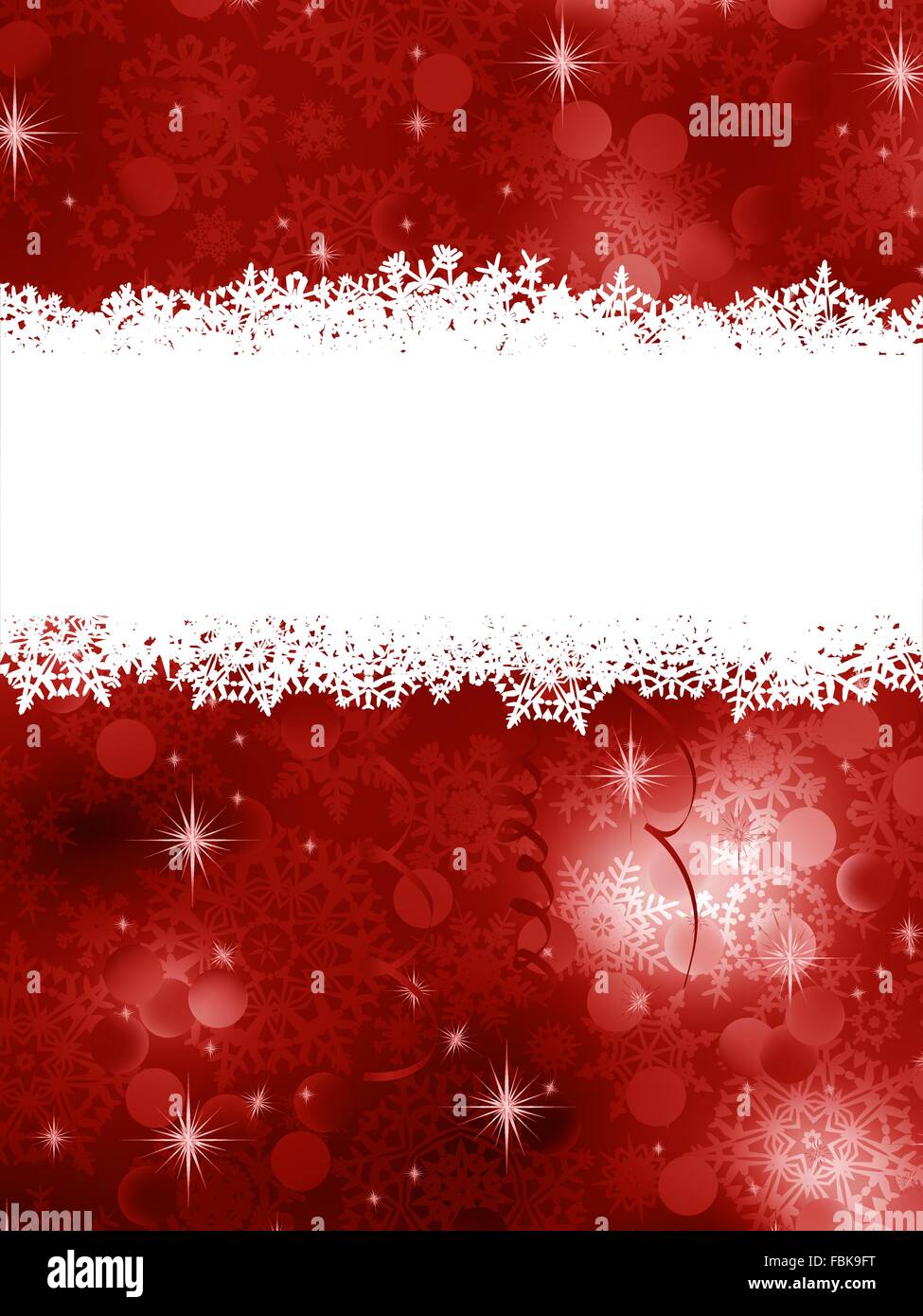 Red background with snowflakes. EPS 8 Stock Vector Image & Art - Alamy