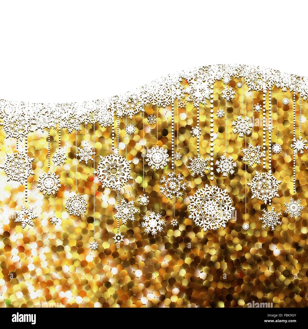 Christmas background with snowflakes. EPS 8 Stock Vector Image & Art ...