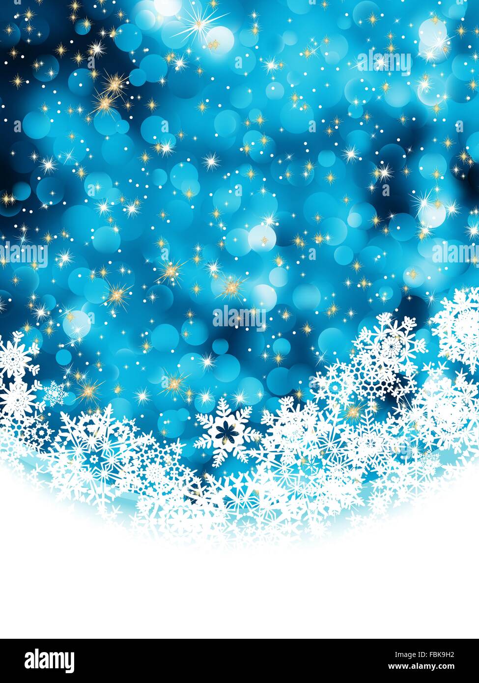 Blue abstract christmas with snowflake. EPS 8 Stock Vector Image & Art ...