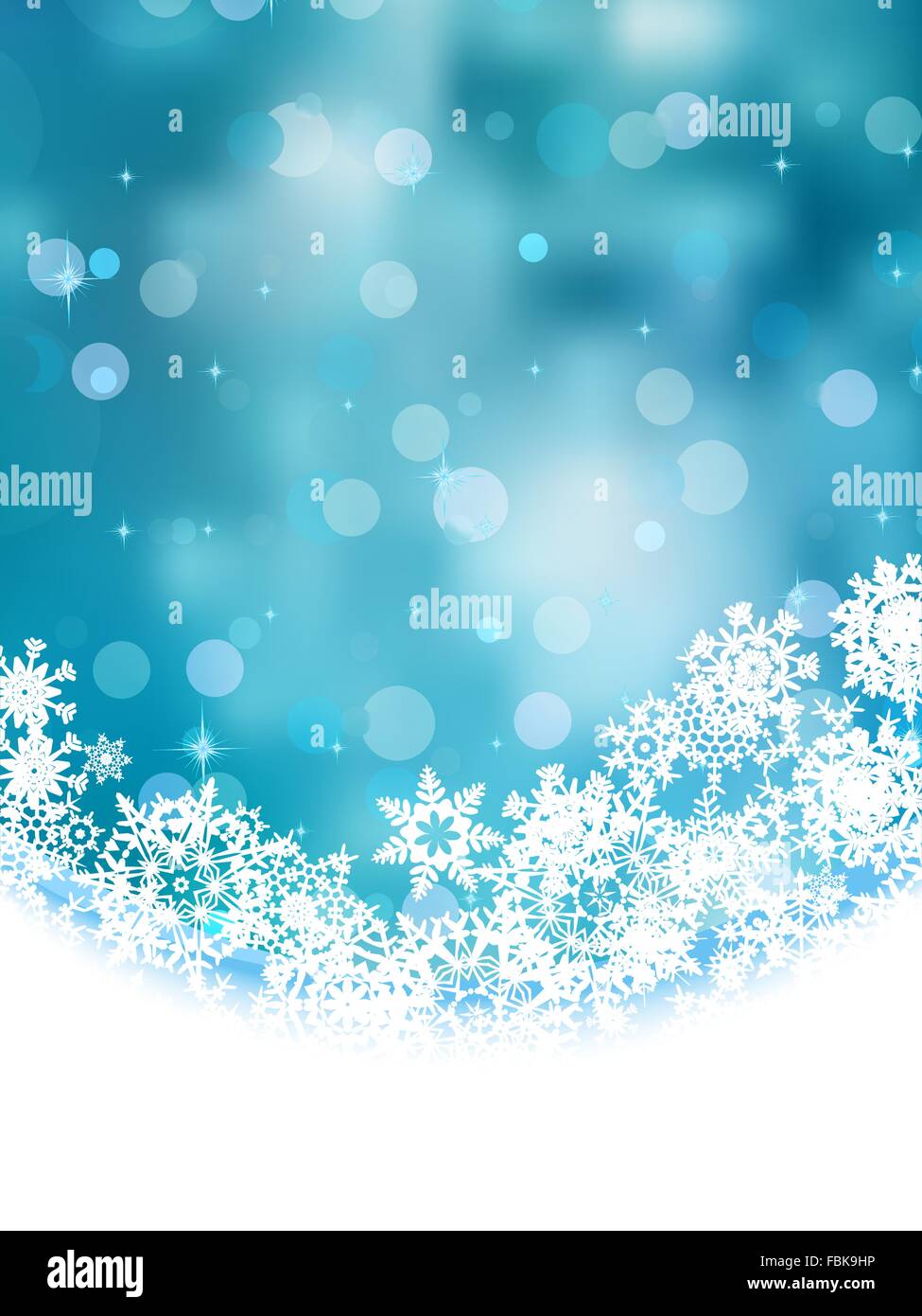 Blue background with snowflakes. EPS 8 Stock Vector Image & Art - Alamy