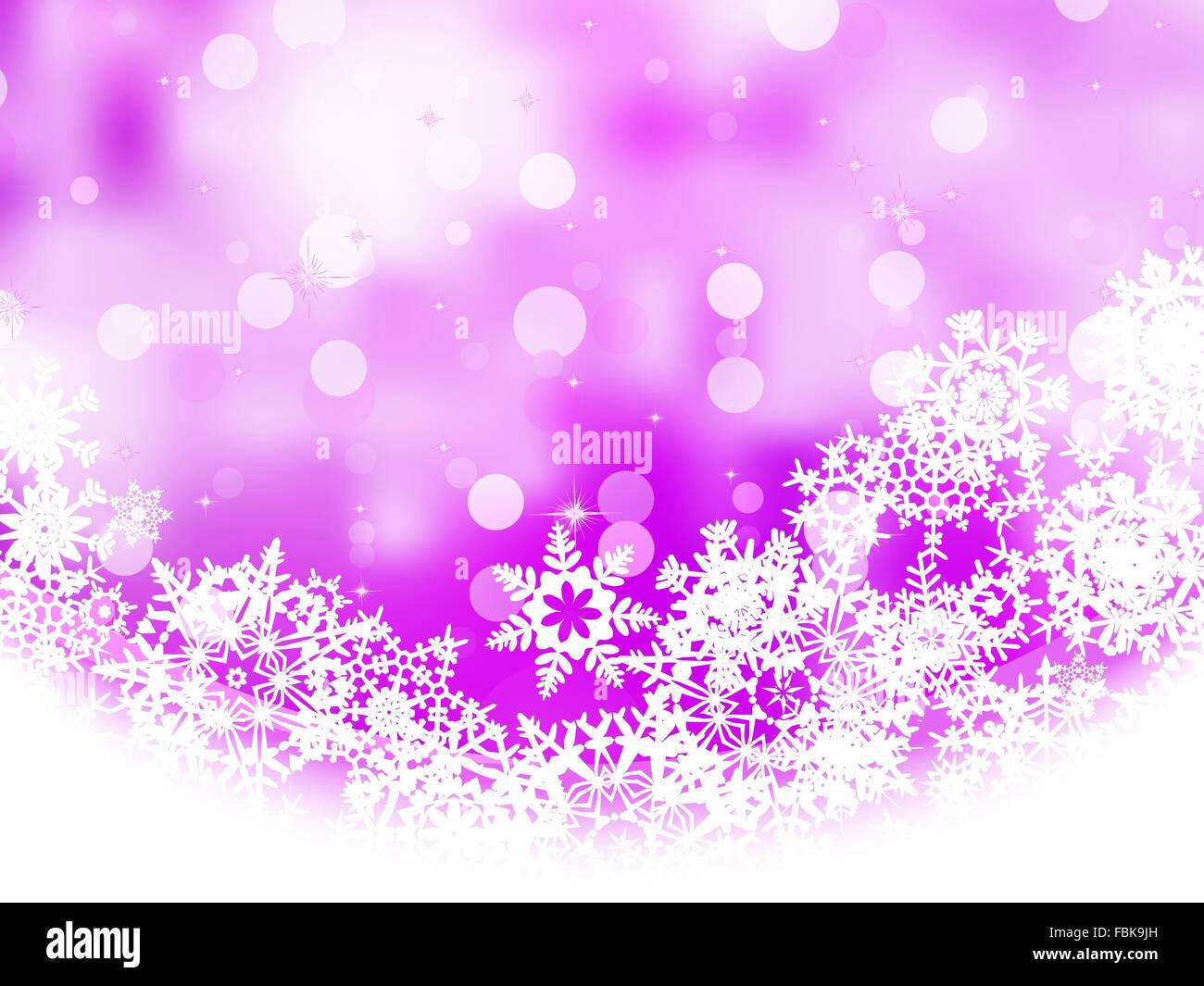 Pink background with snowflakes. EPS 8 Stock Vector Image & Art - Alamy