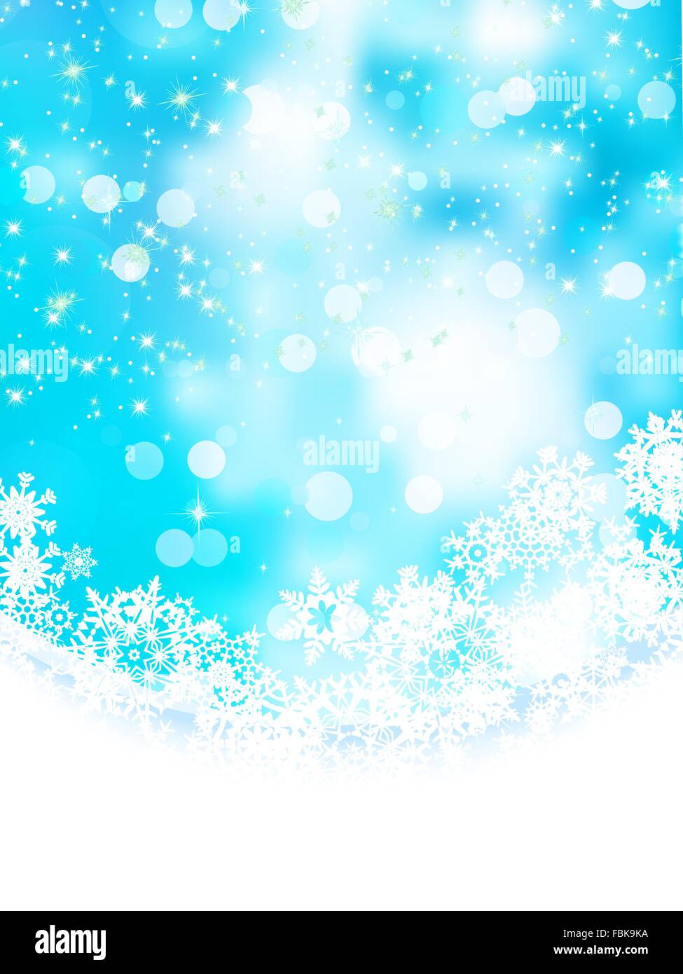 Blue background with snowflakes. EPS 8 Stock Vector Image & Art - Alamy