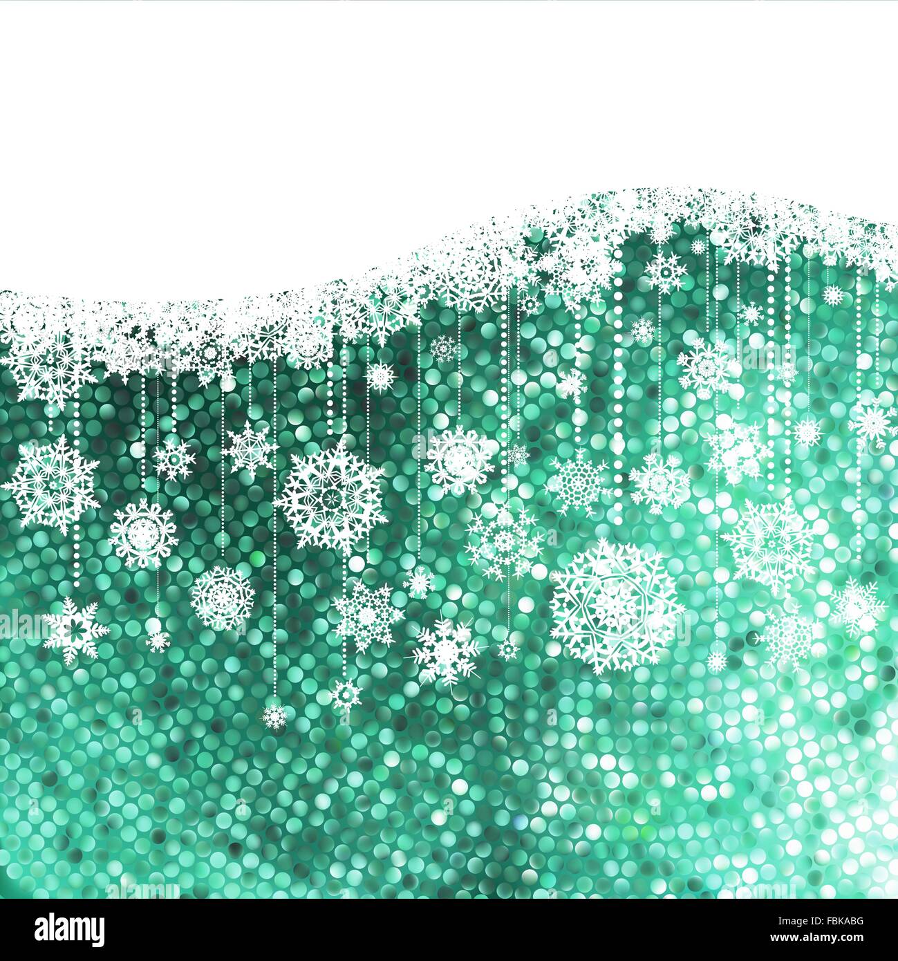 Christmas background with snowflakes. EPS 8 Stock Vector Image & Art ...