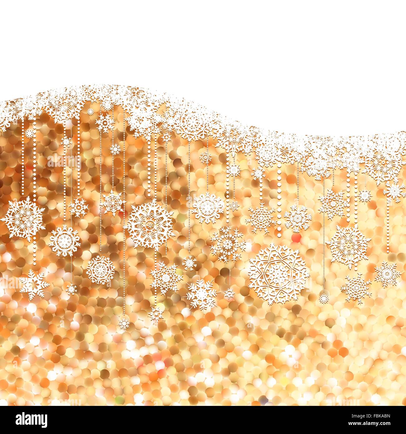 Christmas background with snowflakes. EPS 8 Stock Vector Image & Art ...