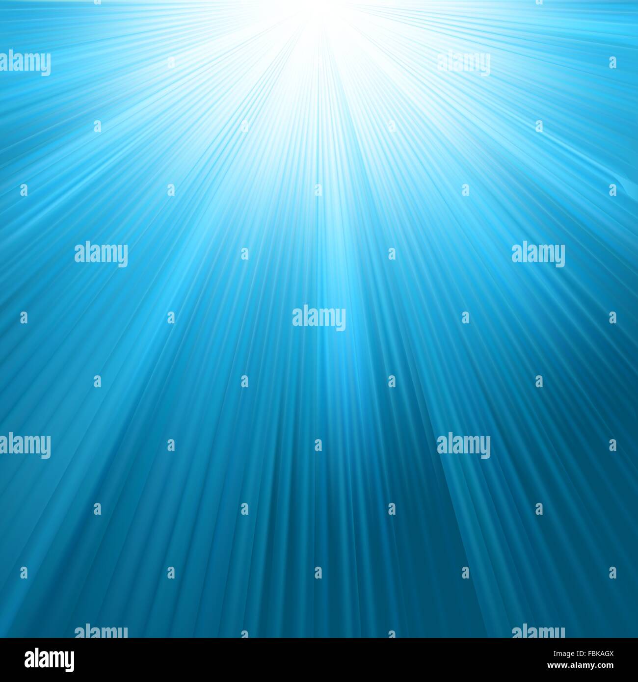 Sun rays on blue sky template. EPS 8 Stock Vector Image & Art - Alamy