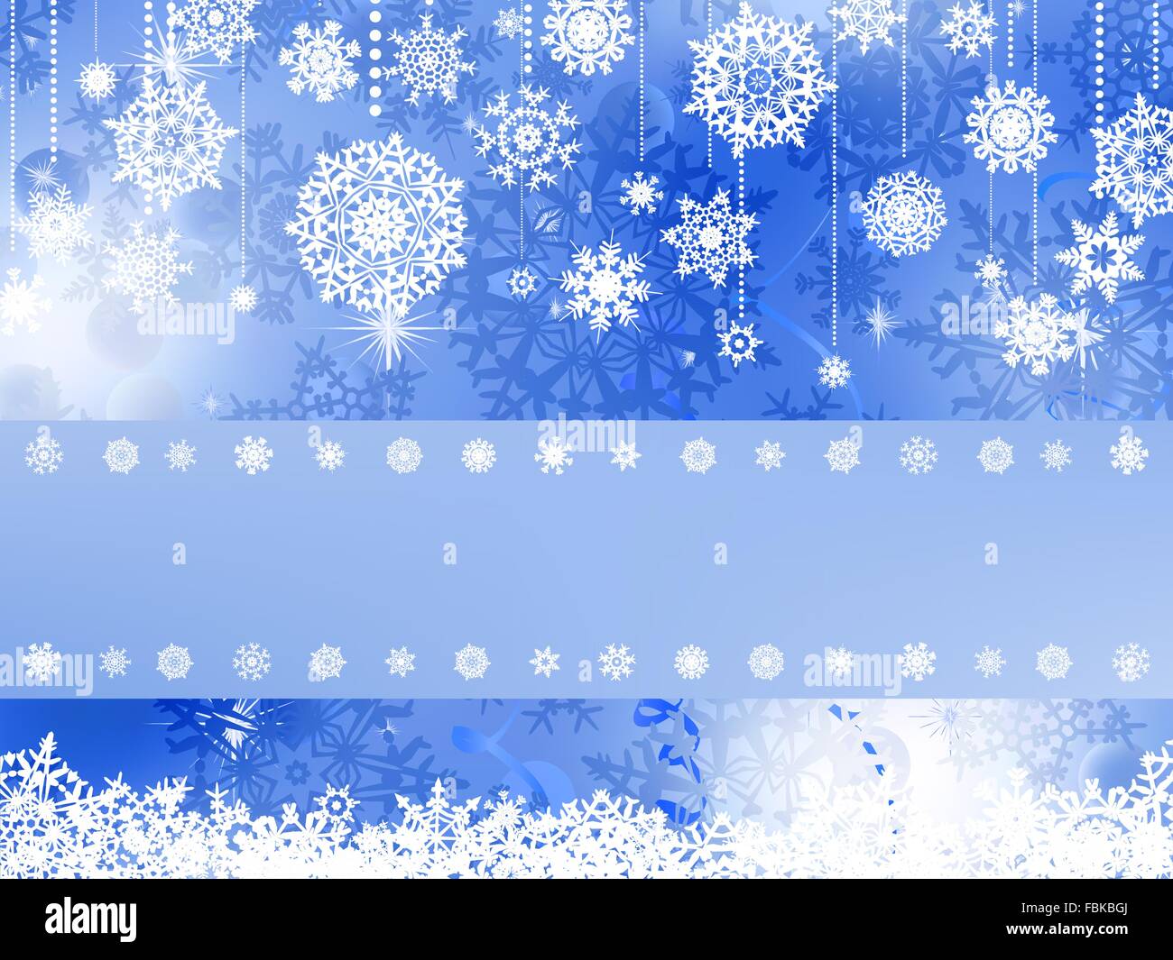 Blue christmas background with snowflake. EPS 8 Stock Vector Image ...