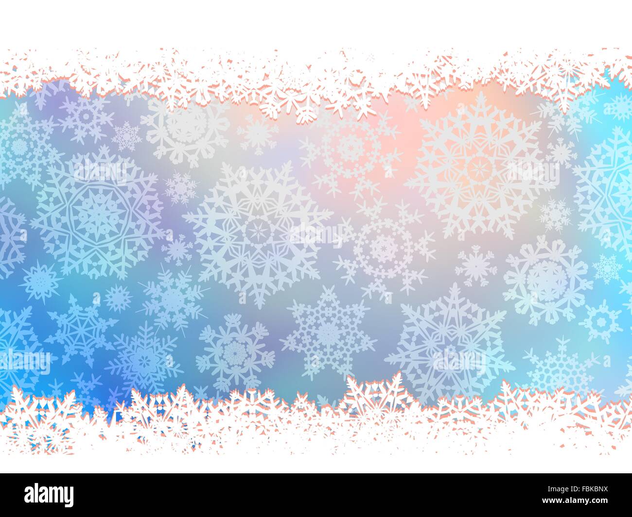 Blue background with snowflakes. EPS 8 Stock Vector Image & Art - Alamy