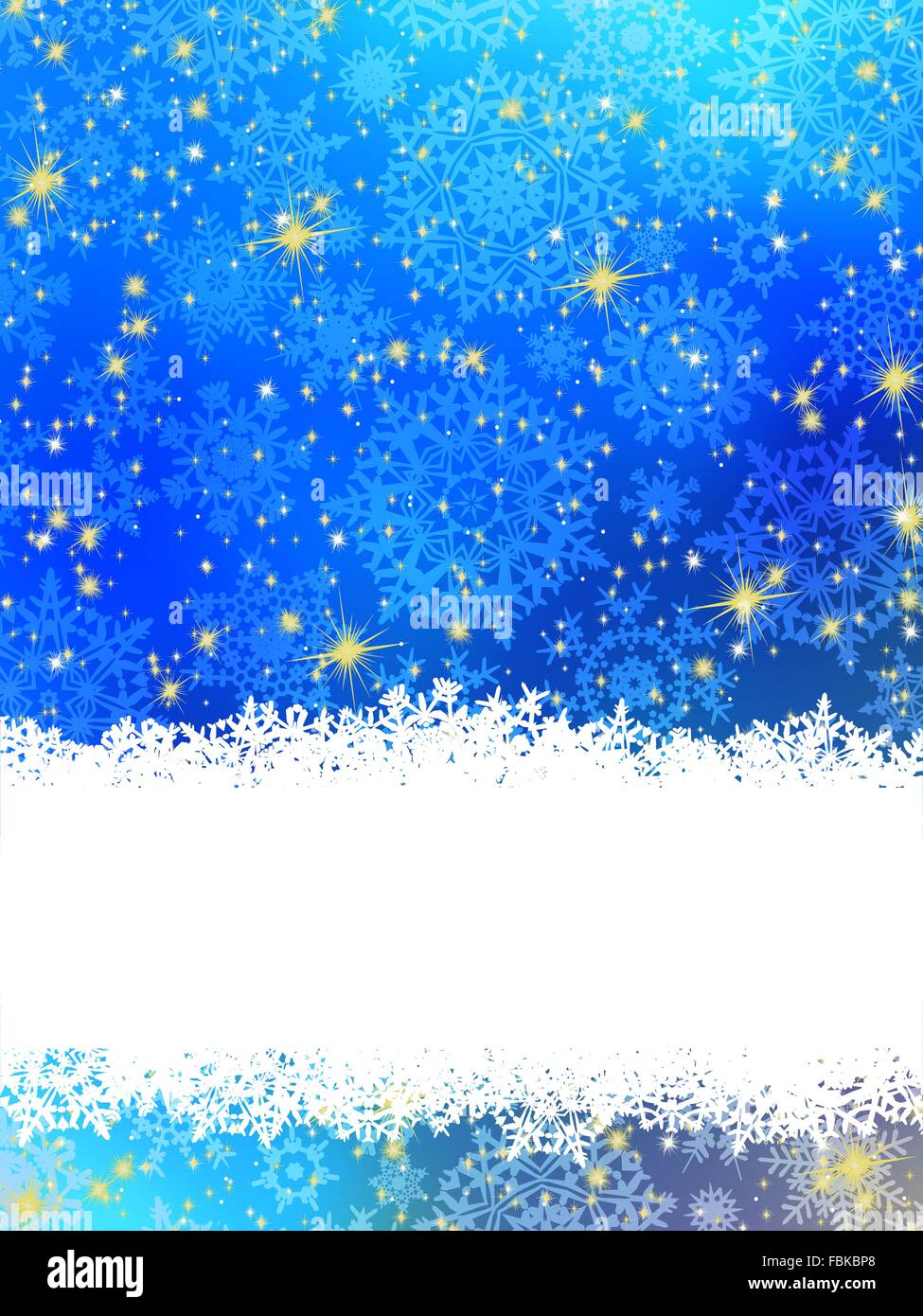 Blue background with snowflakes. EPS 8 Stock Vector Image & Art - Alamy