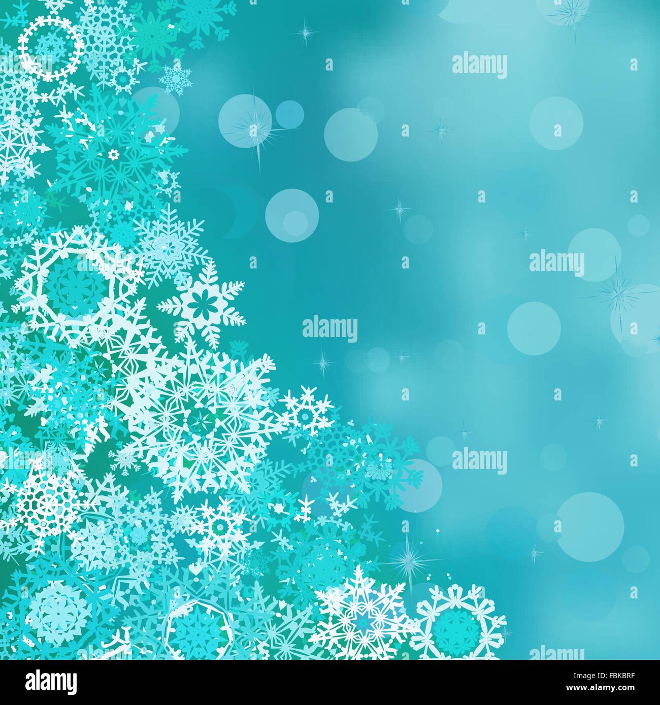 Blue background with snowflakes. EPS 10 Stock Vector Image & Art - Alamy
