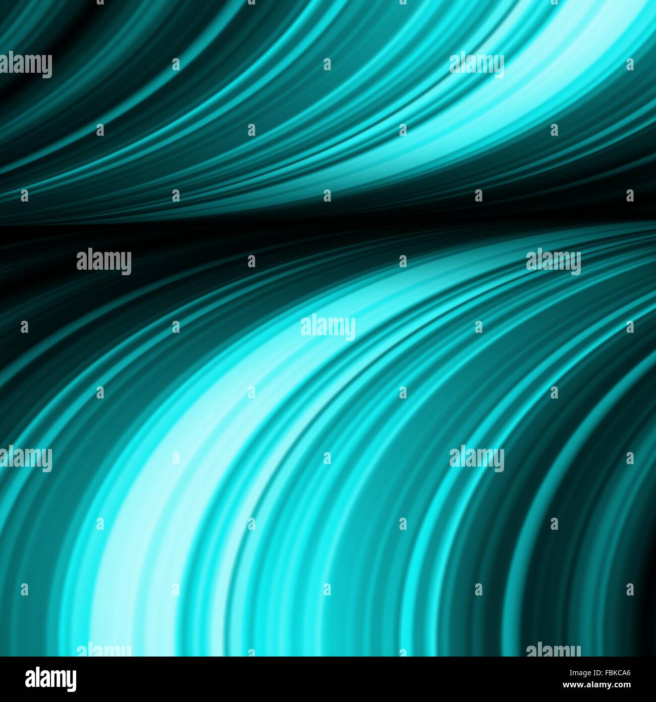 Blue abstract waves on a black background. EPS 8 Stock Vector Image ...