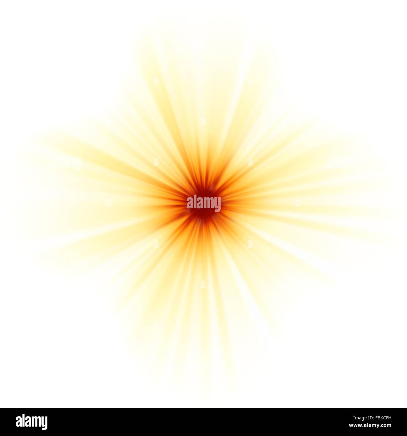 Explosion orange color effect Stock Vector Images - Alamy