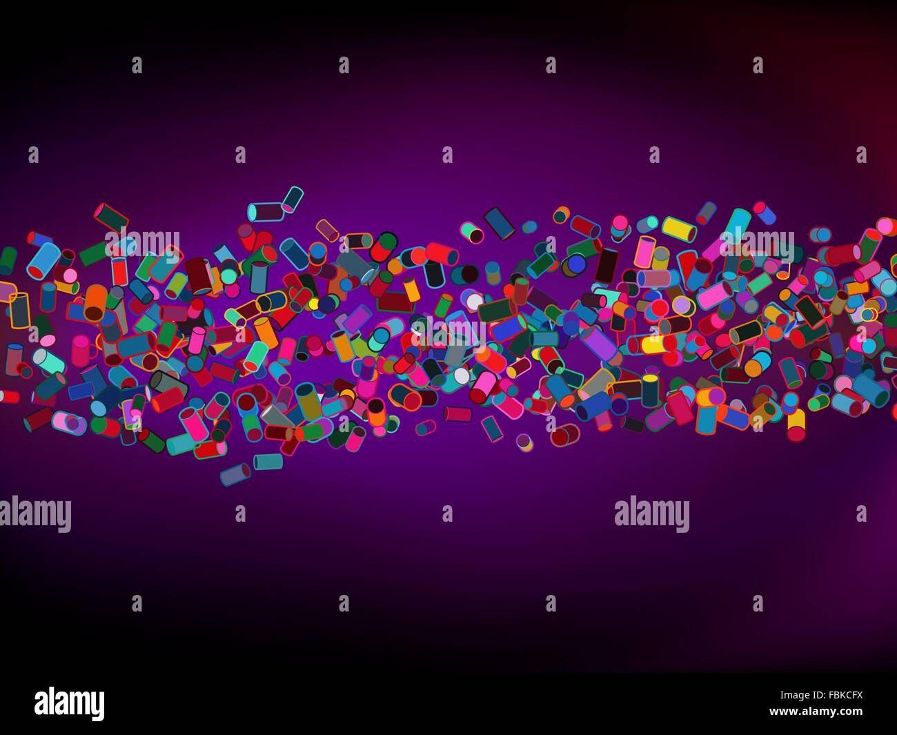 Abstract colorful cylinder background. EPS 8 Stock Vector Image & Art