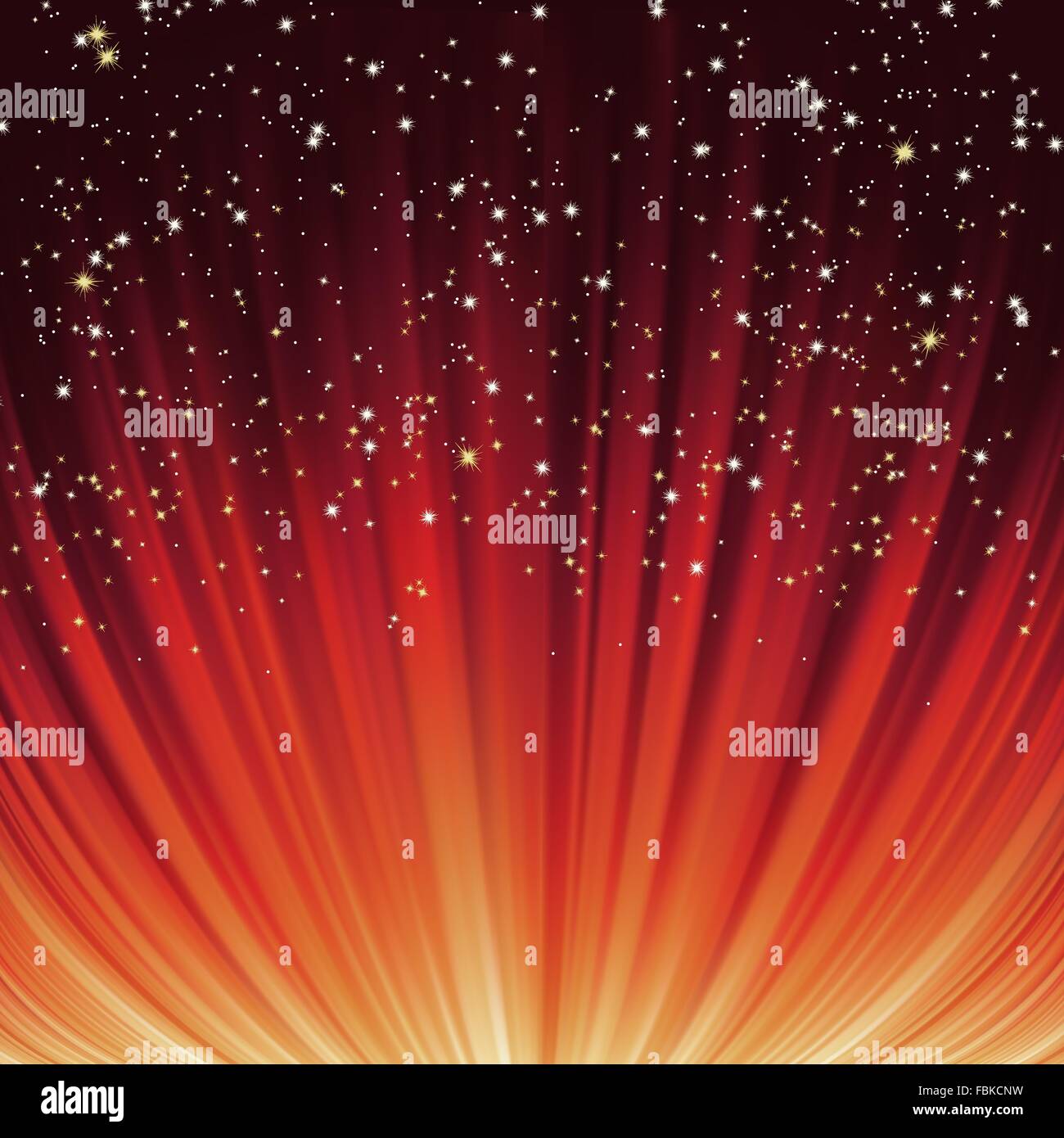 Snow and stars are falling on background. EPS 8 Stock Vector Image ...