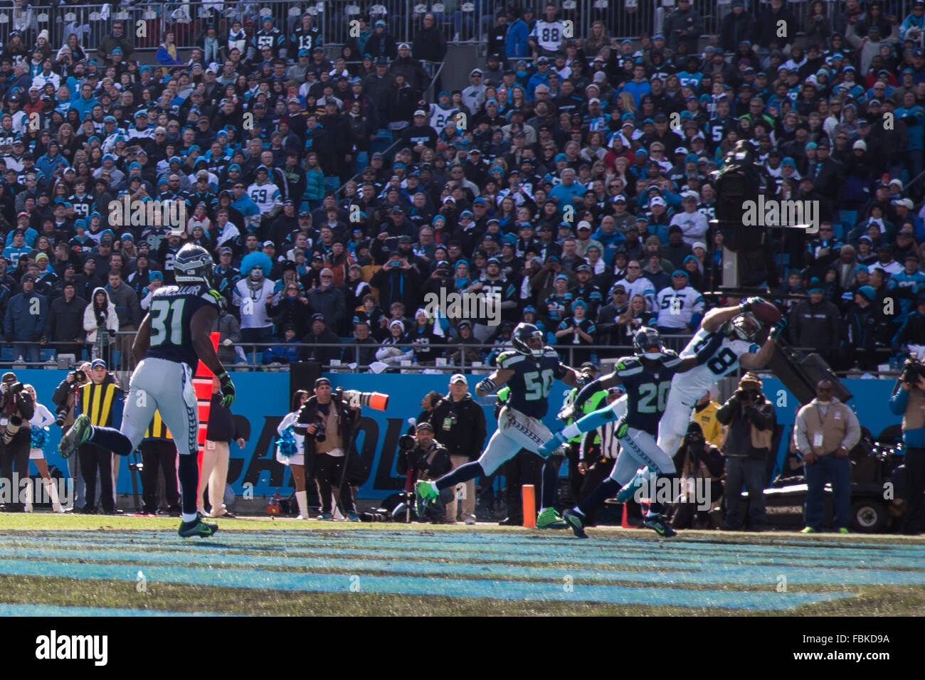 Seattle Seahawks tight end (88) Jimmy Graham gains yards after a