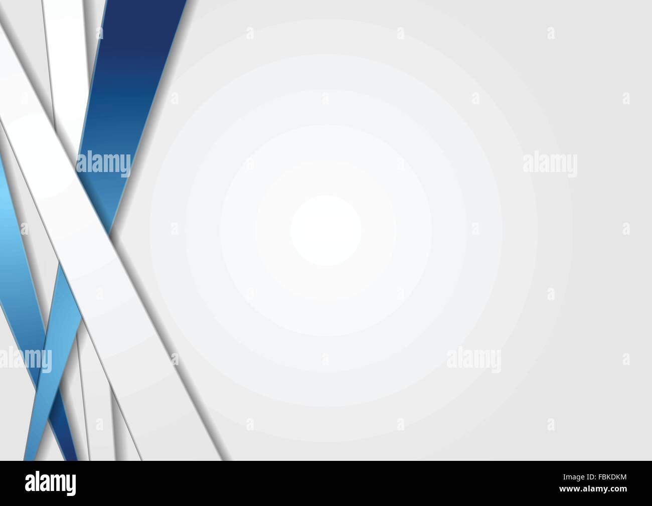 Tech corporate background with abstract stripes. Vector blue and grey ...