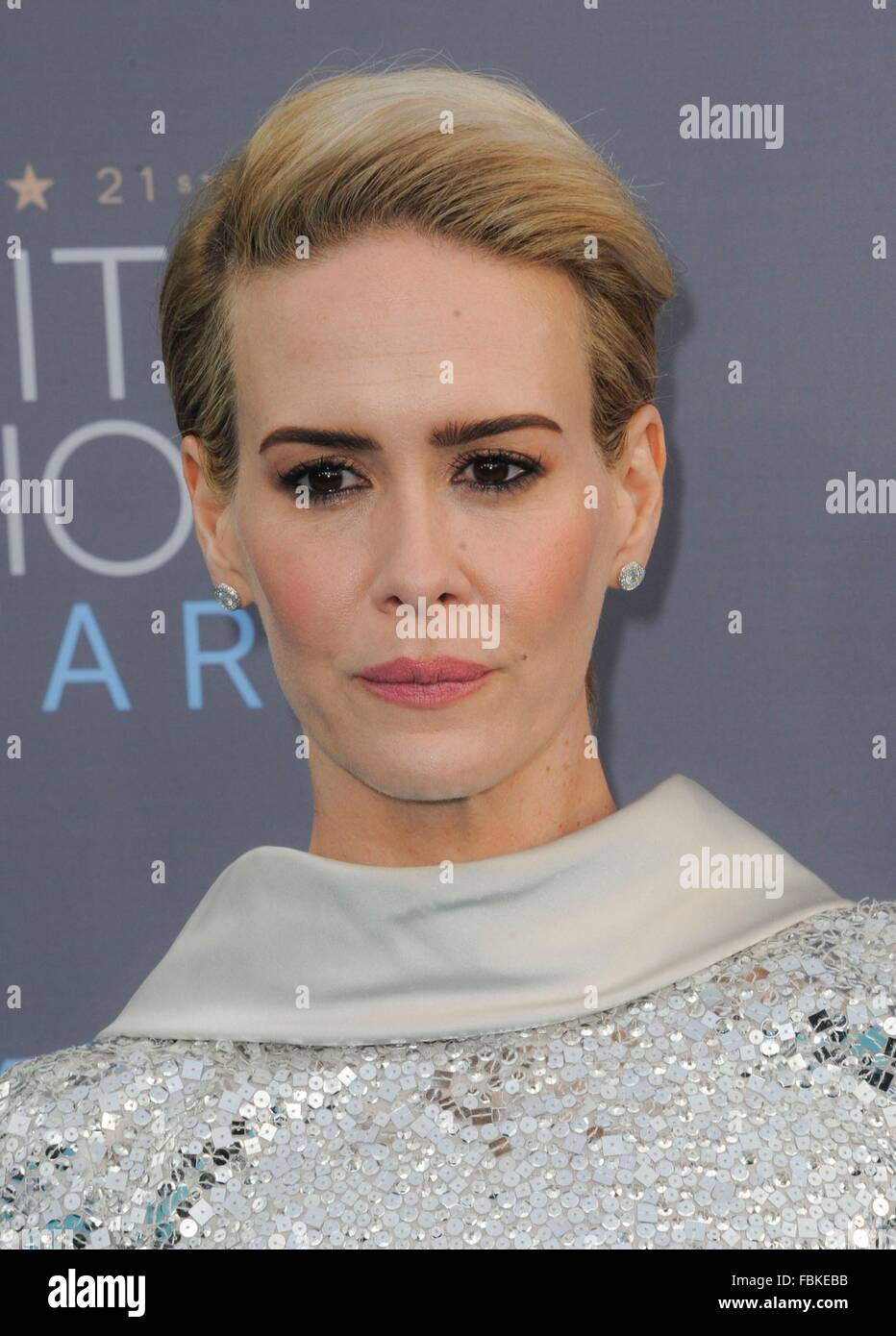 Santa Monica, CA. 17th Jan, 2016. Sarah Paulson at arrivals for 21st ...