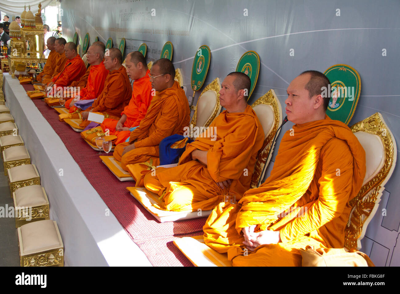 Monks take part in a multi-faith, Buddhist, Islamic, Christian, Sikh ...