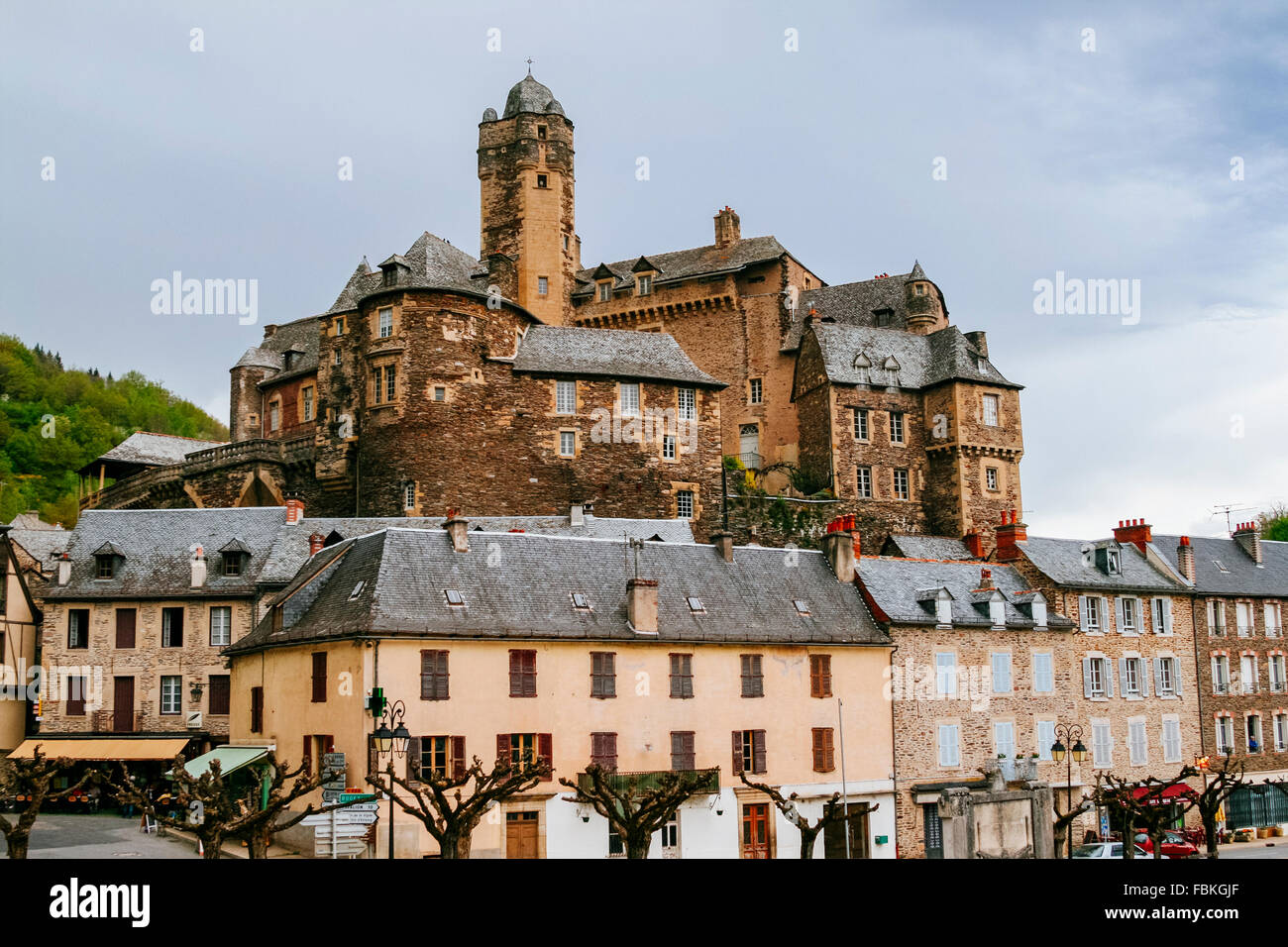 Estaing, Aveyron, France Stock Photo Alamy