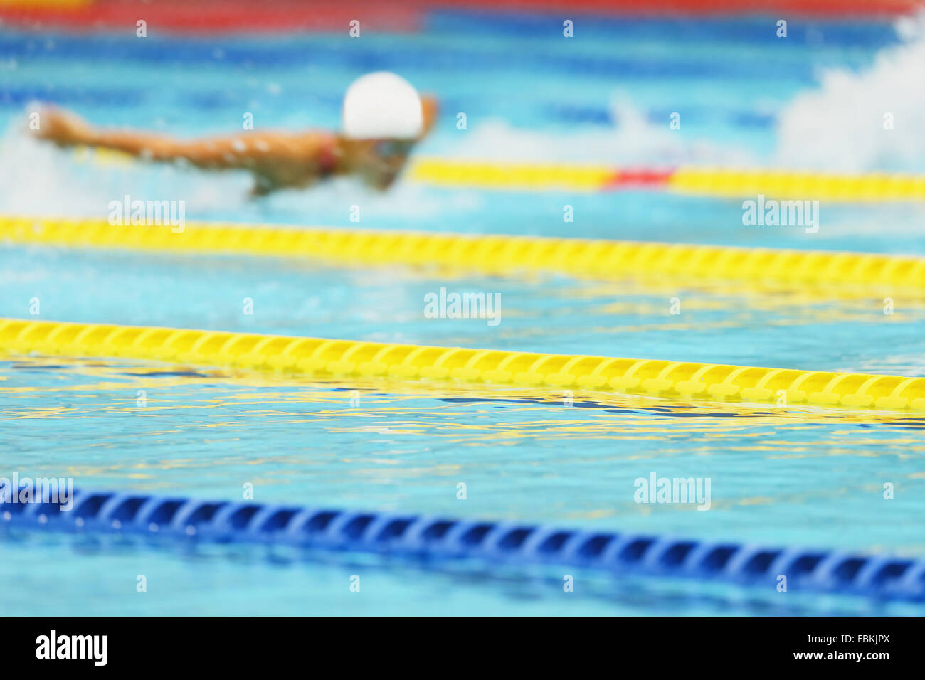 swimmer-in-a-swimming-pool-stock-photo-alamy