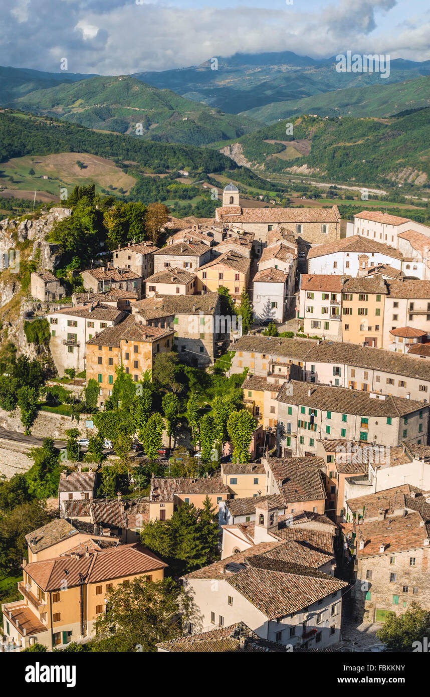 Village Pennabilli in the Italian region Emilia-Romagna, Italy Stock ...