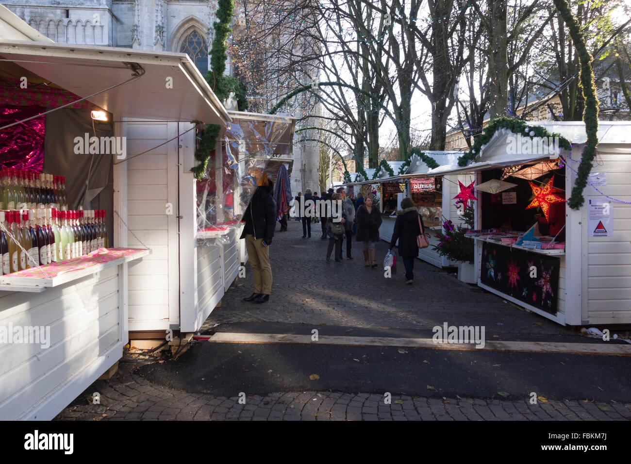 Rouen christmas market hires stock photography and images Alamy