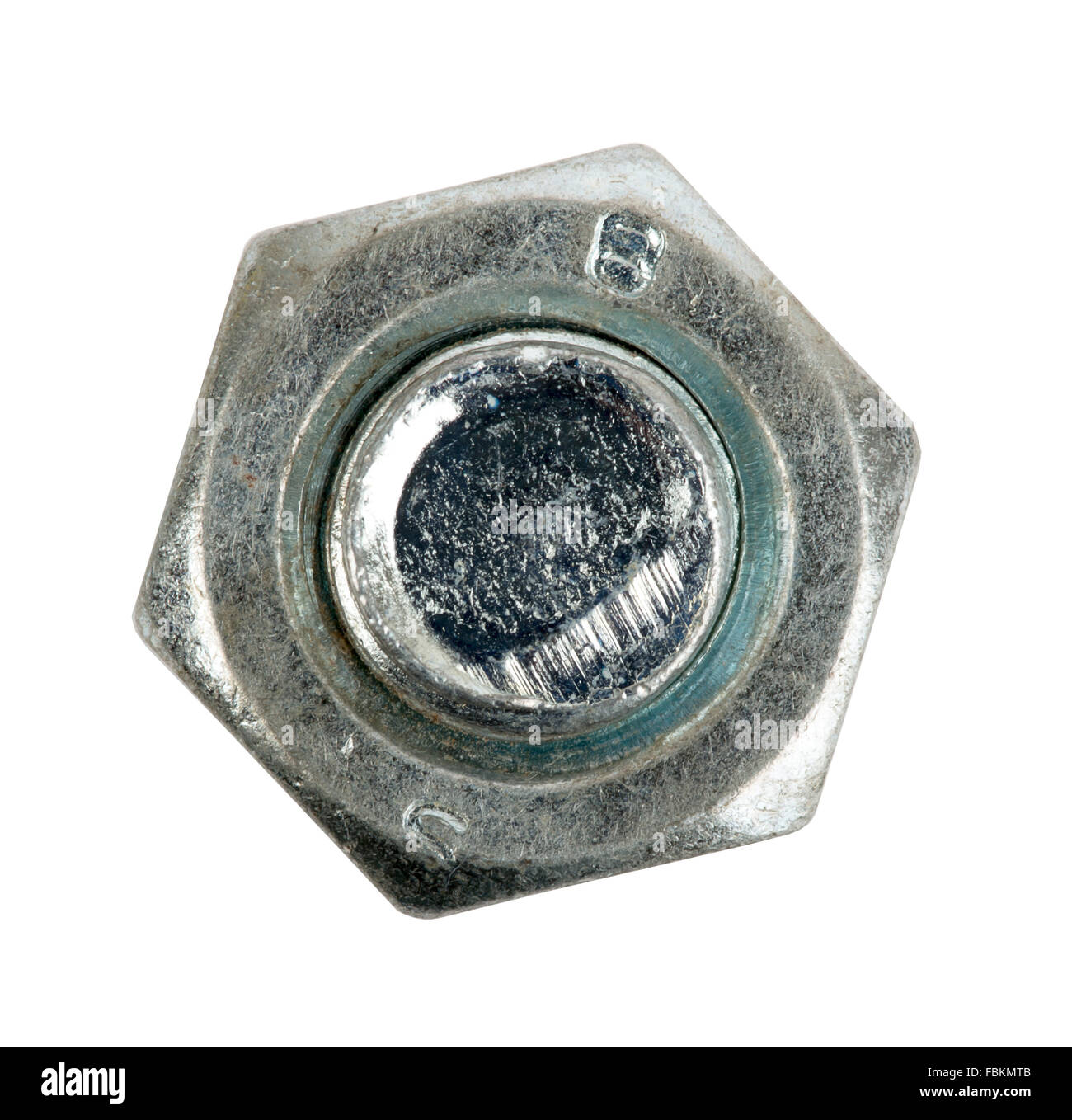 Screw with nut Stock Photo Alamy