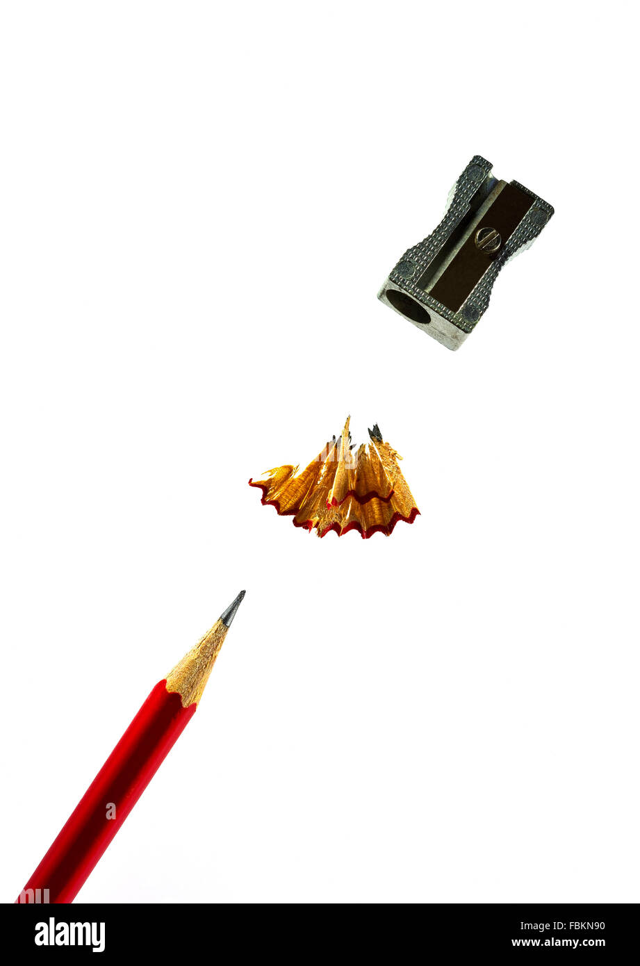 Business metaphor sharpest pencil Stock Photo